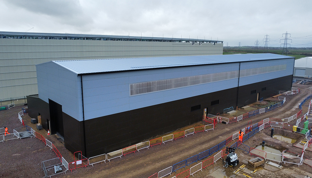 Wallend substation reaches GIS hall milestone