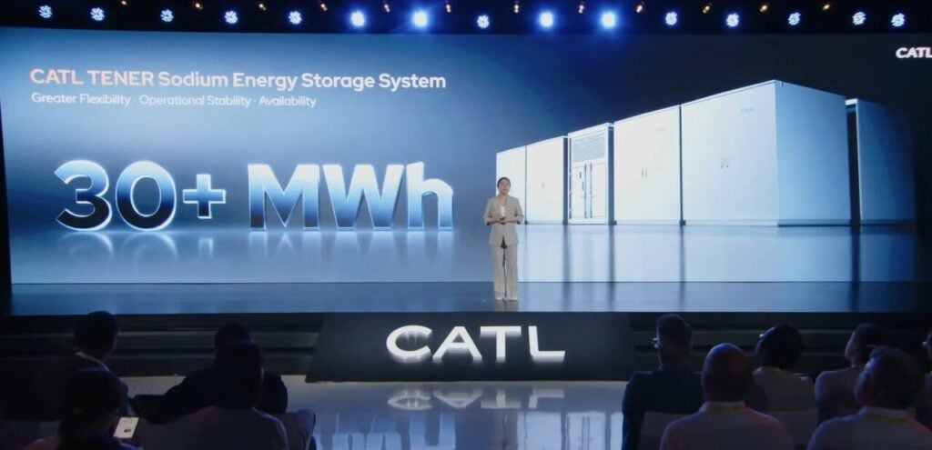 CATL launches sodium-ion grid storage system