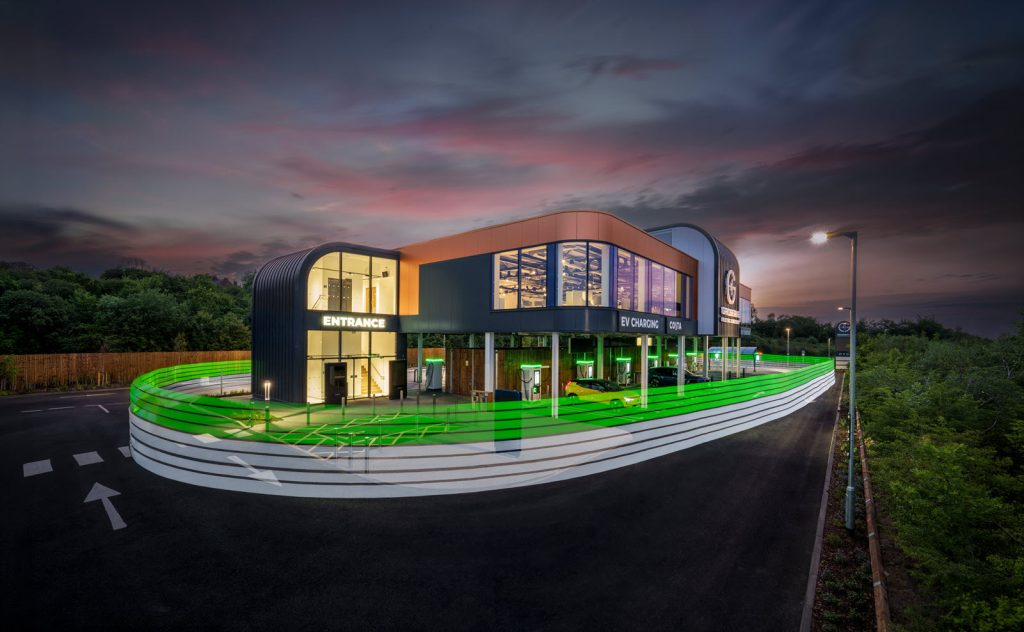GRIDSERVE opens 39-bay Markham Vale forecourt GRIDSERVE opens 39-bay Markham Vale forecourt