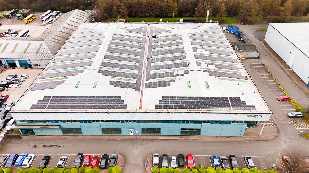 TCL Packaging installs safety led rooftop solar