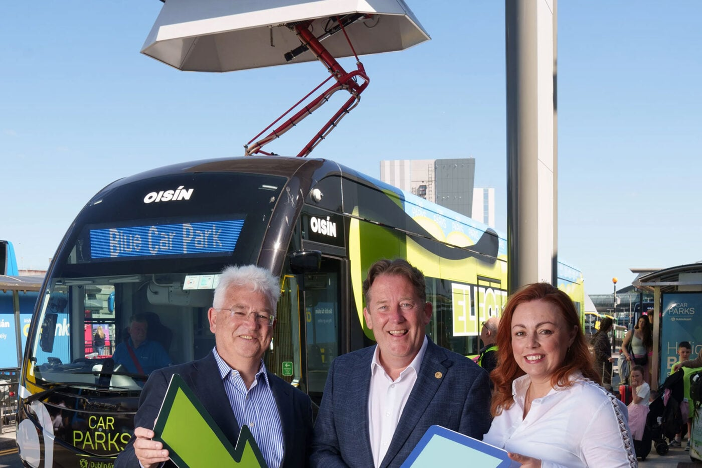 Dublin Airport commissions pantograph bus charging system