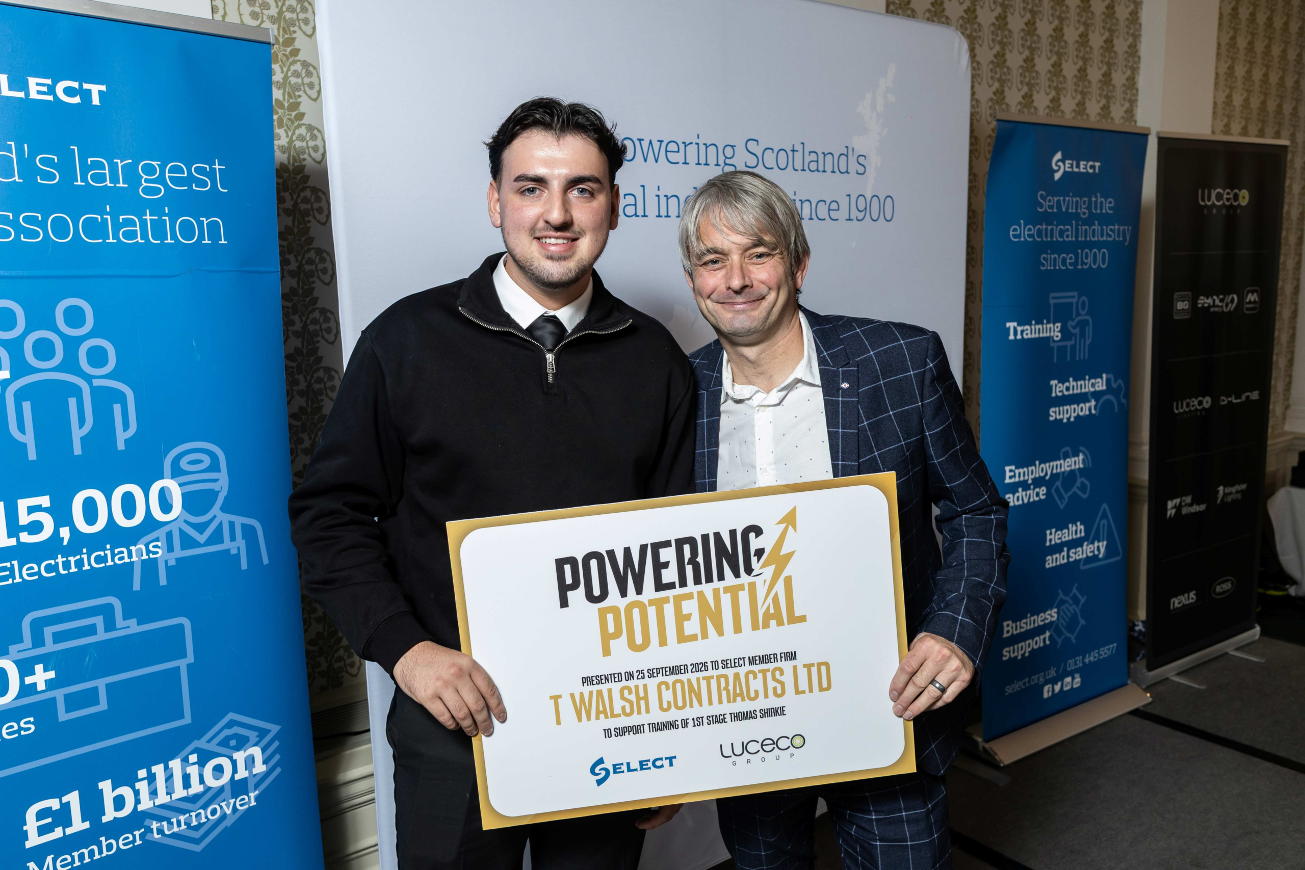 SELECT and Luceco fund Scottish electrical apprentices SELECT and Luceco fund Scottish electrical apprentices