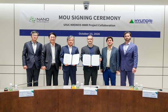 Hyundai Engineering signs US advanced reactor agreements