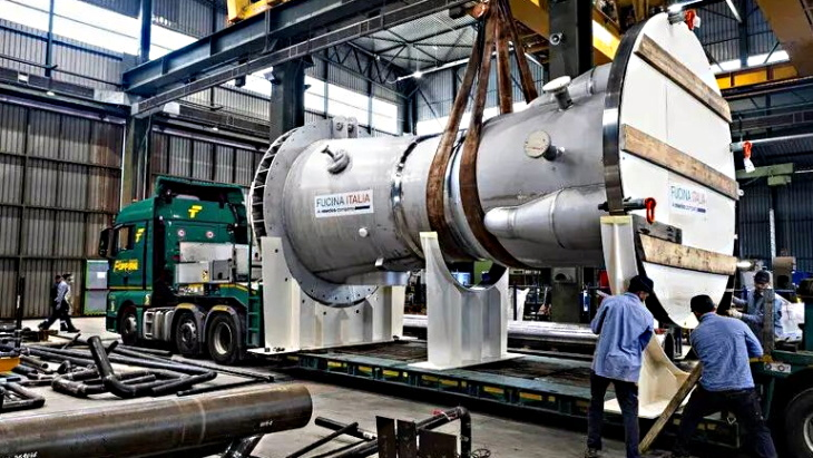 newcleo installs PRECURSOR vessel and turbine newcleo installs PRECURSOR vessel and turbine